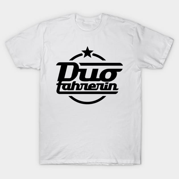 Duo driver Logo v.1 (black) T-Shirt by GetThatCar